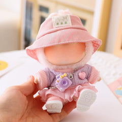 TOU-BEGUIN Lu Bubu 17cm doll sweater adds soft cozy touch