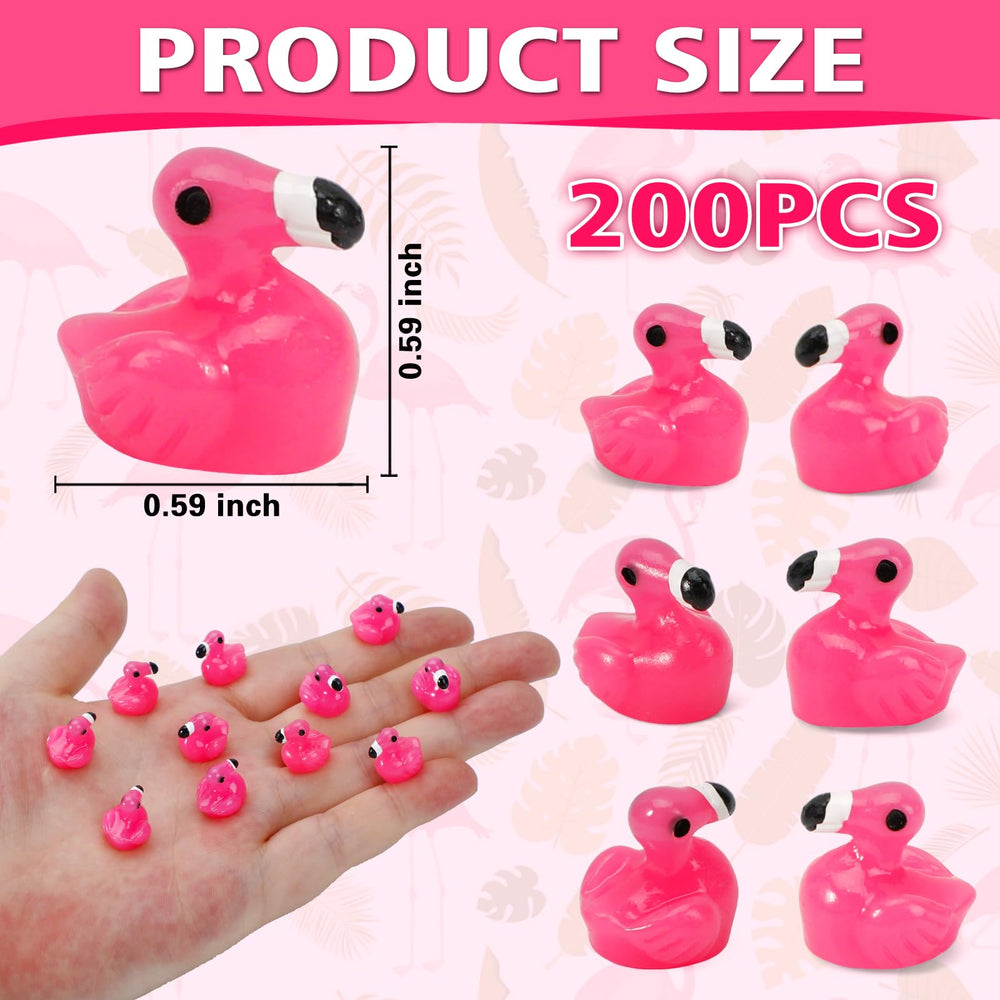 Touch Top pink flamingo ducks cake topper for desserts and parties
