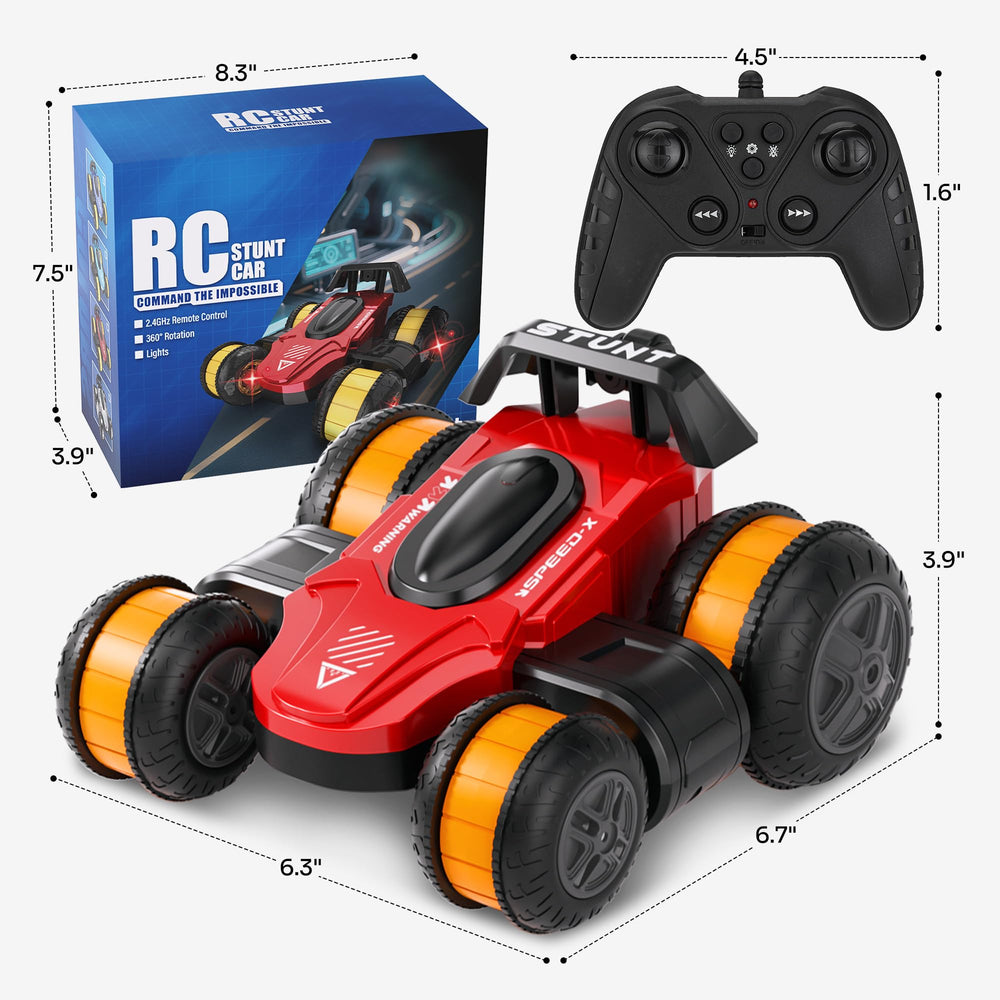 Toupus gift ready RC stunt car suits kids ages 3 to 16.