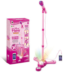 TourKing Kids Karaoke Machine front view showing user-friendly setup for young performers.
