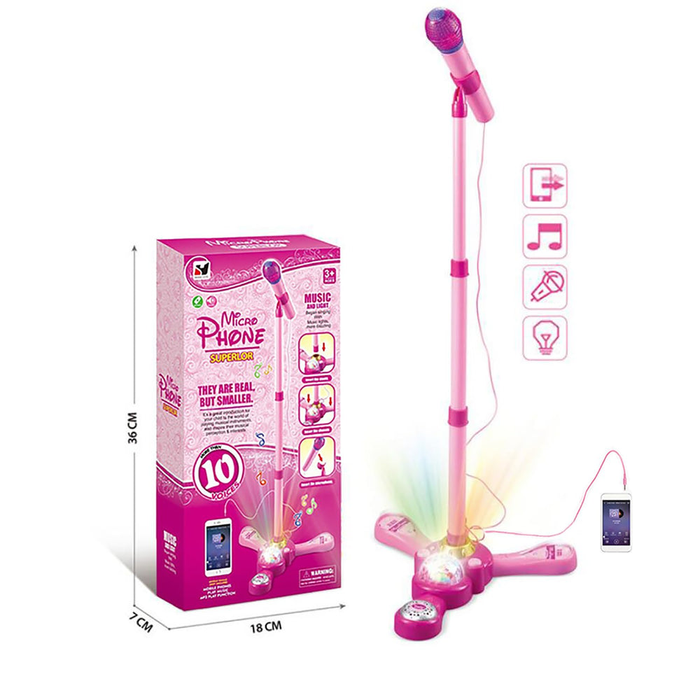 TourKing Kids Karaoke packaging box highlights a gift-ready setup for ages 3+.
