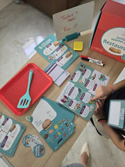 Tovla Jr. 50-sheet order pad enables real orders and teamwork.