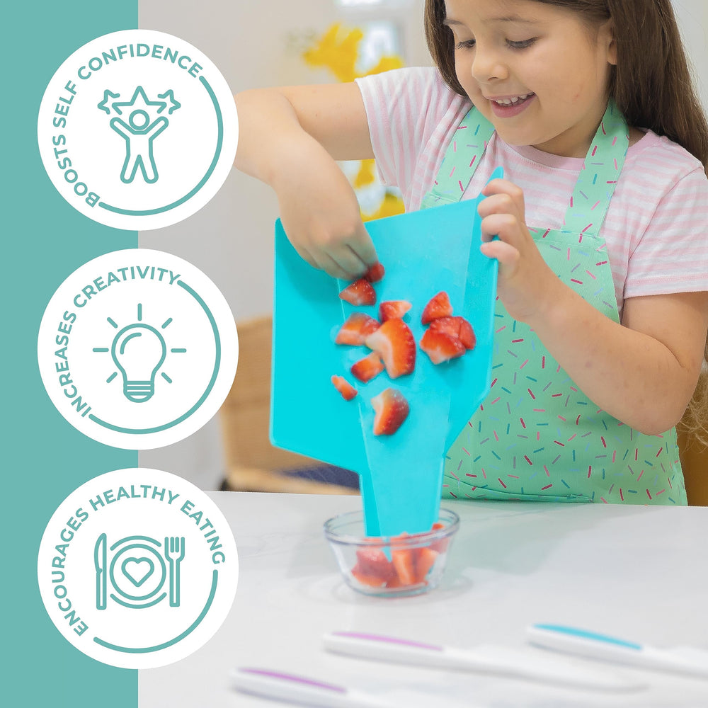 TOVLA JR. easy-grip handles aid small hands