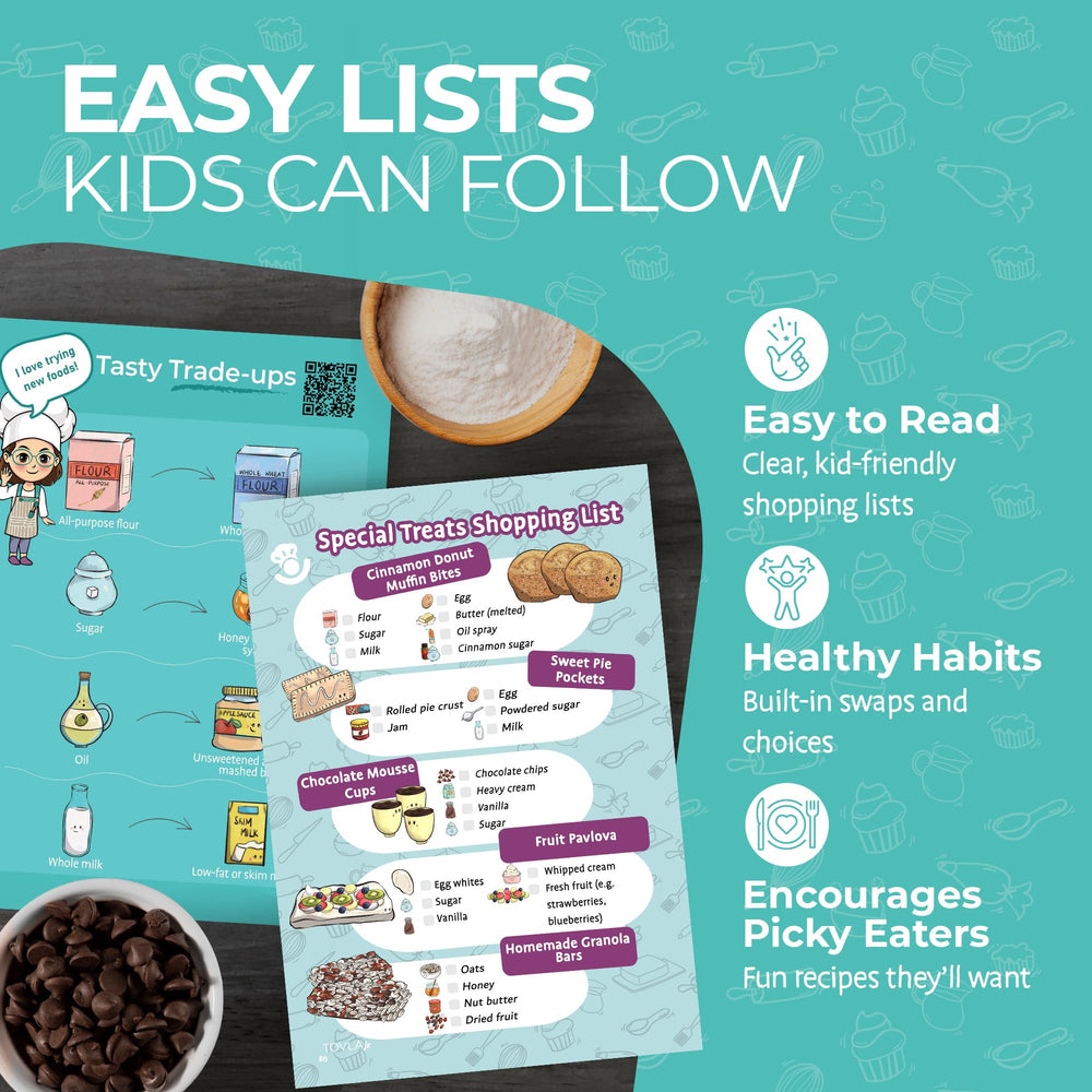 Tovla Jr healthy swaps in cooking showcase nutritious substitutions for growing chefs