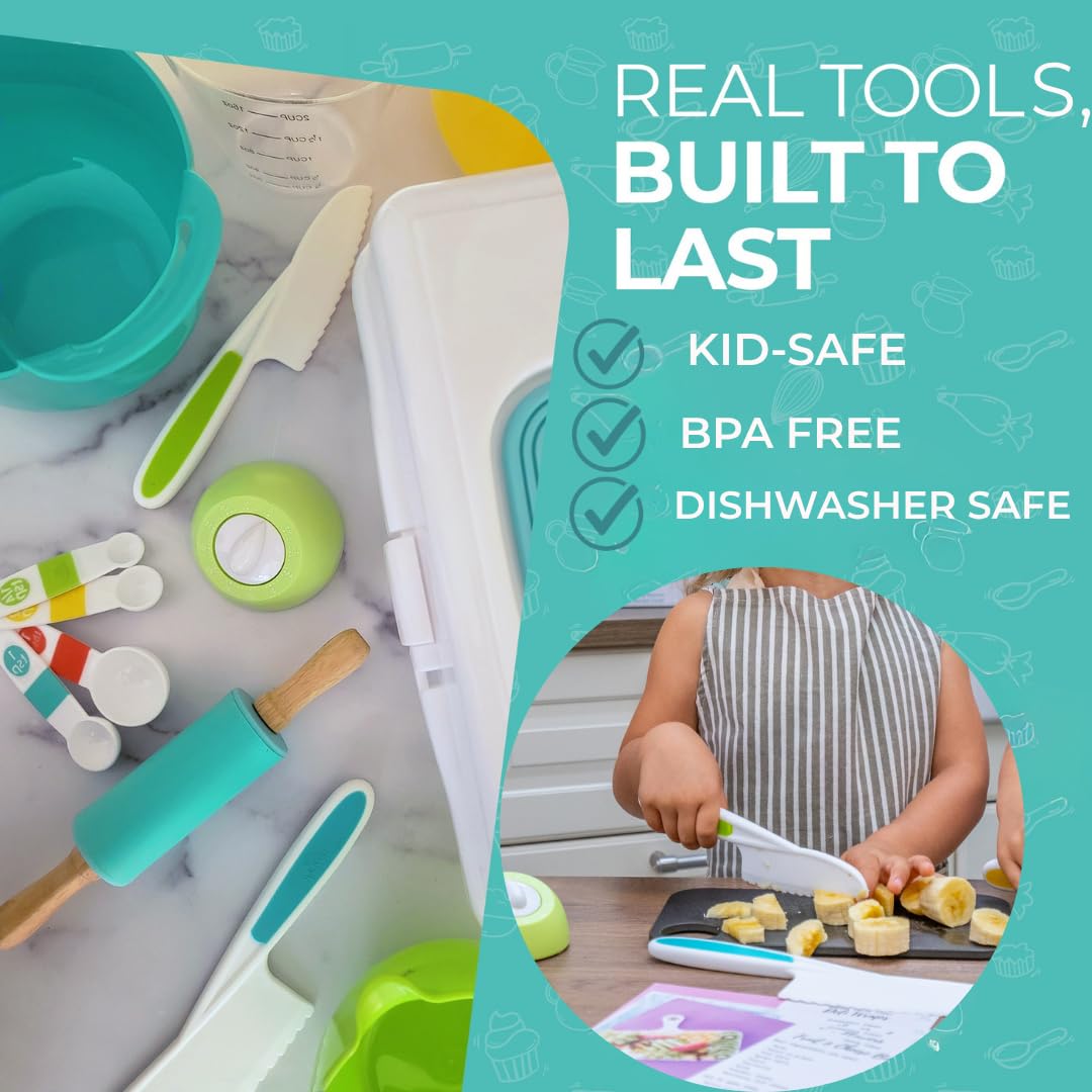 Tovla JR timer helps kids manage cooking steps with simple countdowns.