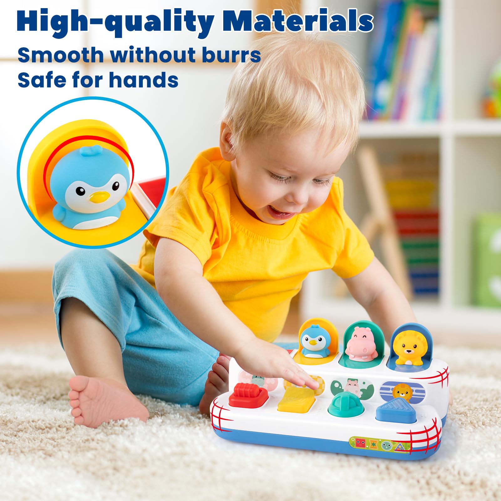 Tovol Zerky ABS material ensures smooth edges and safe play.