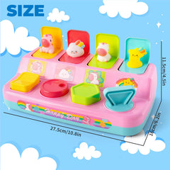 Tovol Zerky toddler learning toy promotes fine motor practice through button presses