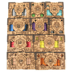 TowerRex Clockwork expansion box with components neatly stored.
