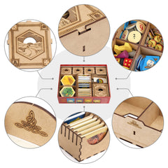 TowerRex organizer provides easy access to components during gameplay