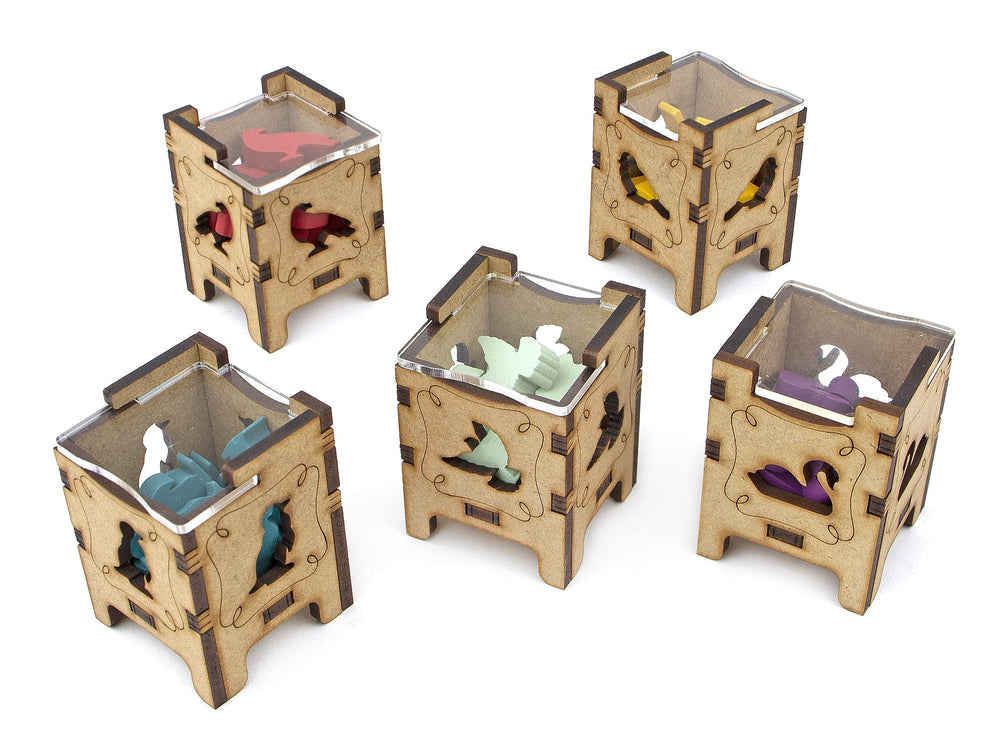 TowerRex Wingspan Oceania Expansion storage with secure compartments.