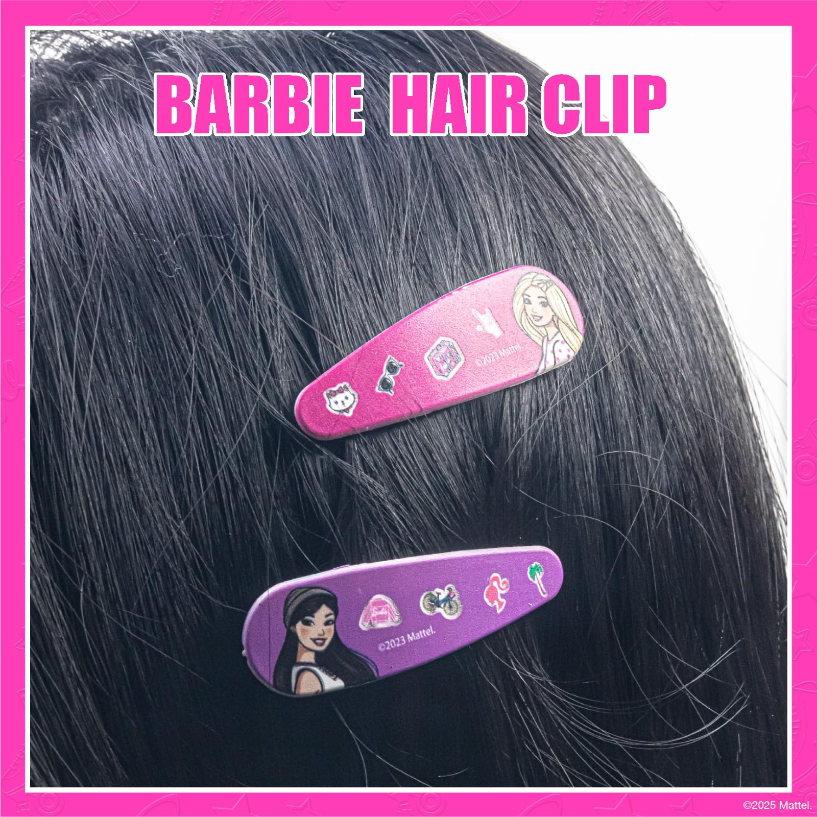 Townley Girl Barbie glitter hair bows, sparkle accessory for finished party looks.