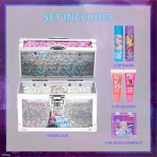 Townley Girl Disney Frozen lip gloss tube with shimmering color for playful looks.
