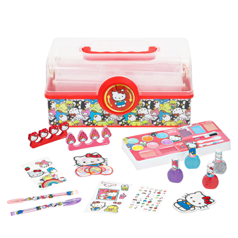 Townley Girl Hello Kitty nail polish bottles for colorful, safe kid play.