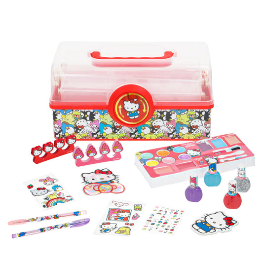 Townley Girl Hello Kitty nail polish bottles for colorful, safe kid play.
