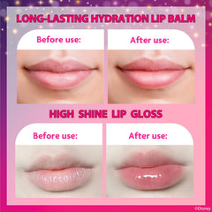 Townley Girl lip gloss tube with pink shimmer for kid-friendly sparkle.