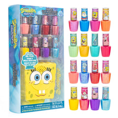 Townley Girl Spongebob polish set colors close-up for vibrant kid-friendly fun