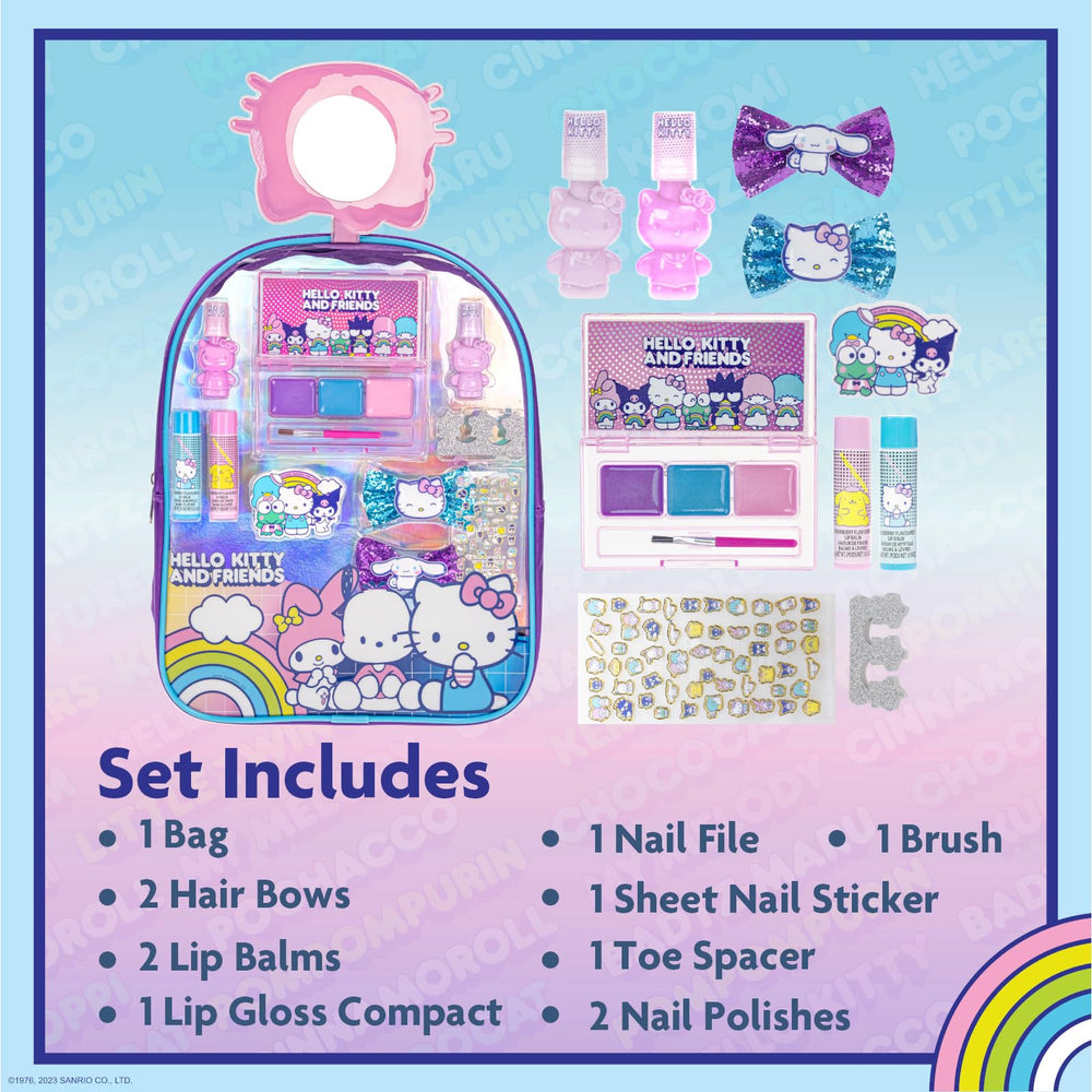 Hello Kitty nail polish colors ready for a mini party manicure