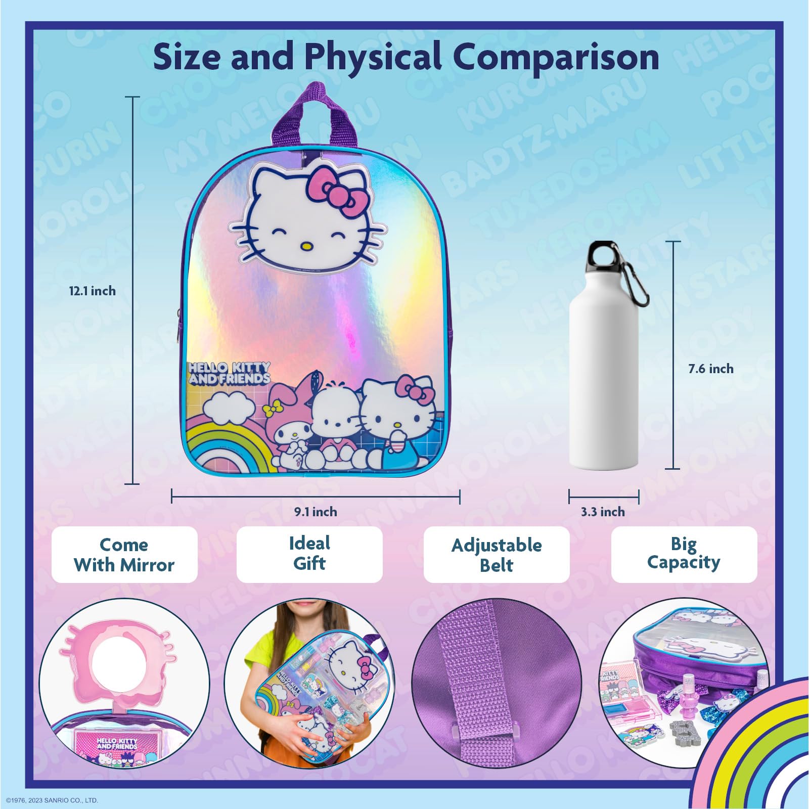 Hello Kitty toe spacer for pretend pedicures during play