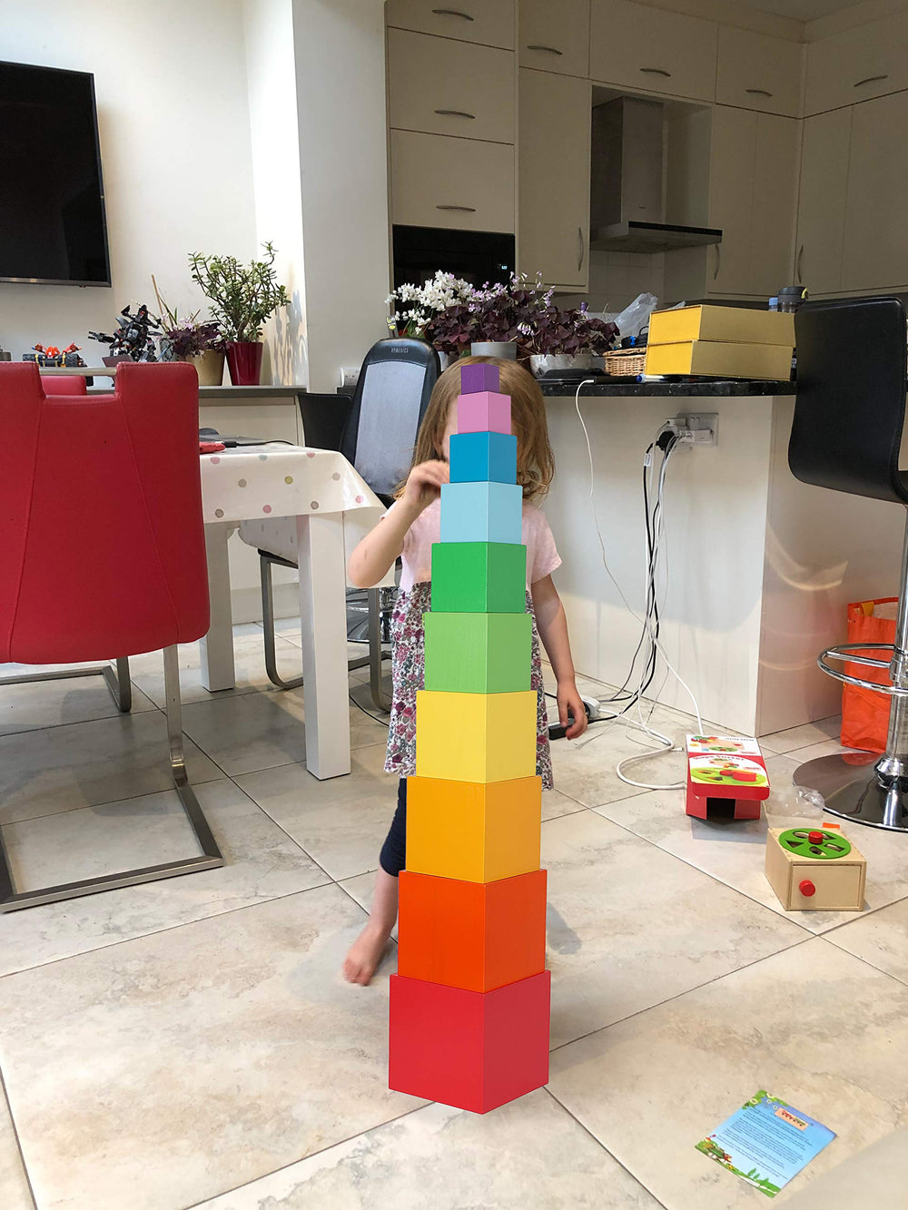 TOWO Montessori-inspired toy supports imaginative play and early numeracy in children.