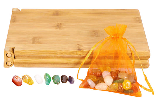 TOWO Mancala seeds and pebbles set arranged for smooth sowing and capturing