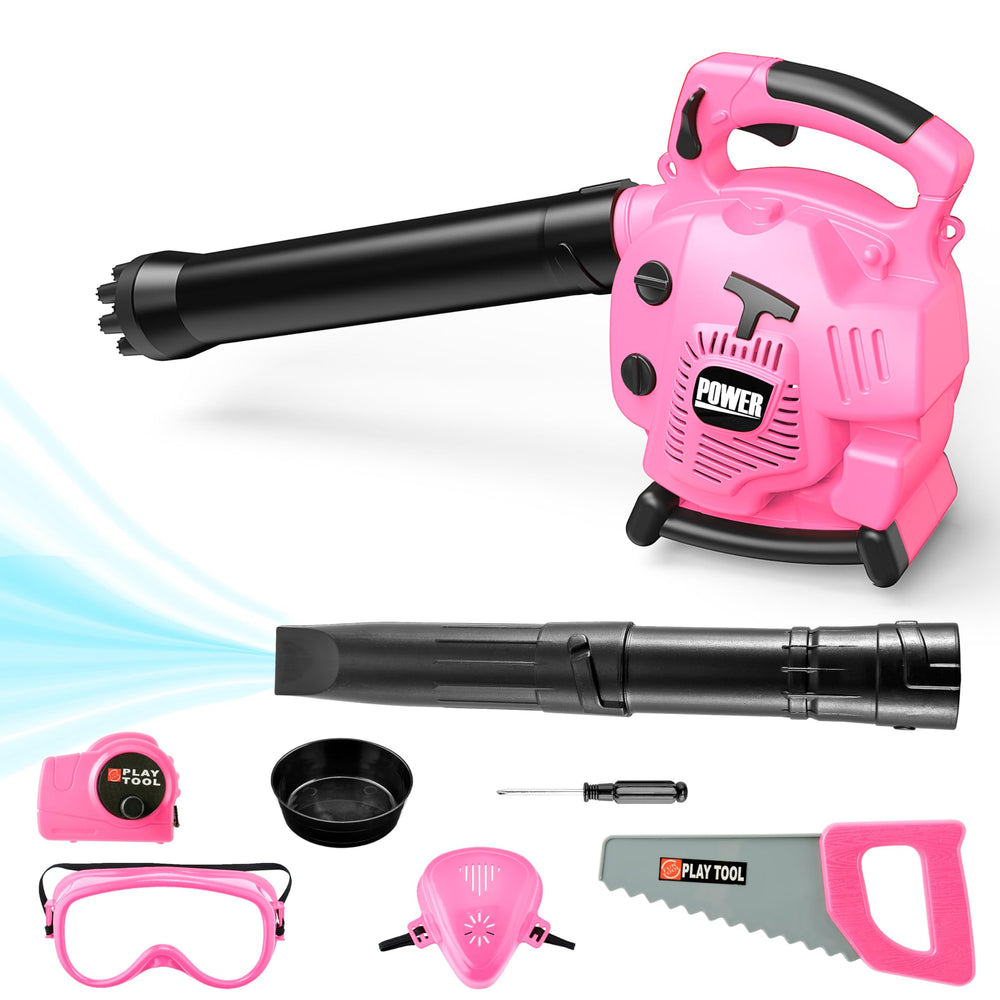 Toy Choi's Bubble Leaf Blower pink front view for outdoor fun