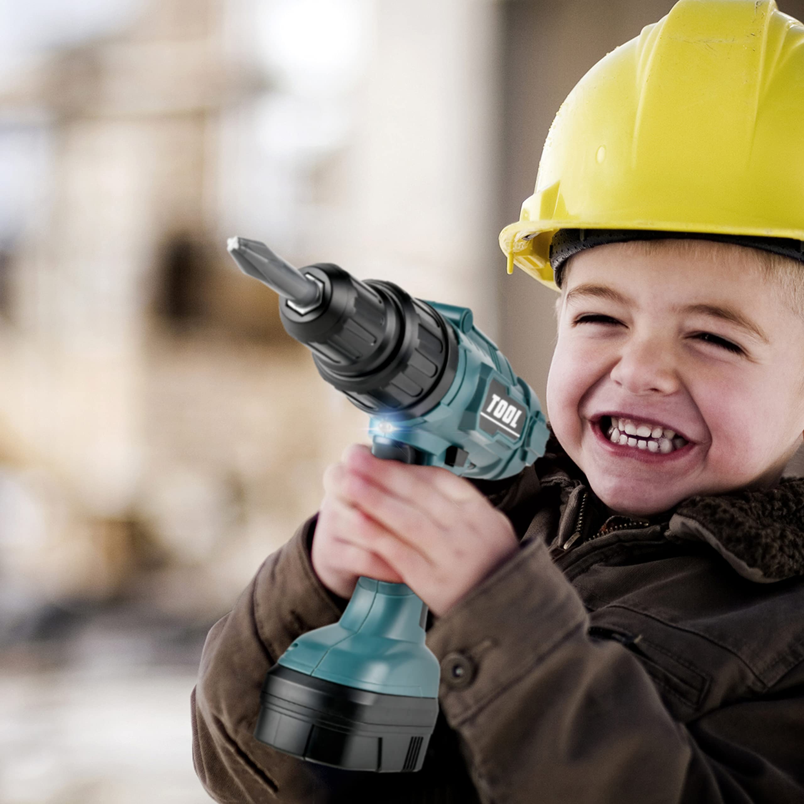 Toy Choi's Drill Slot offers easy battery access for quick setup.
