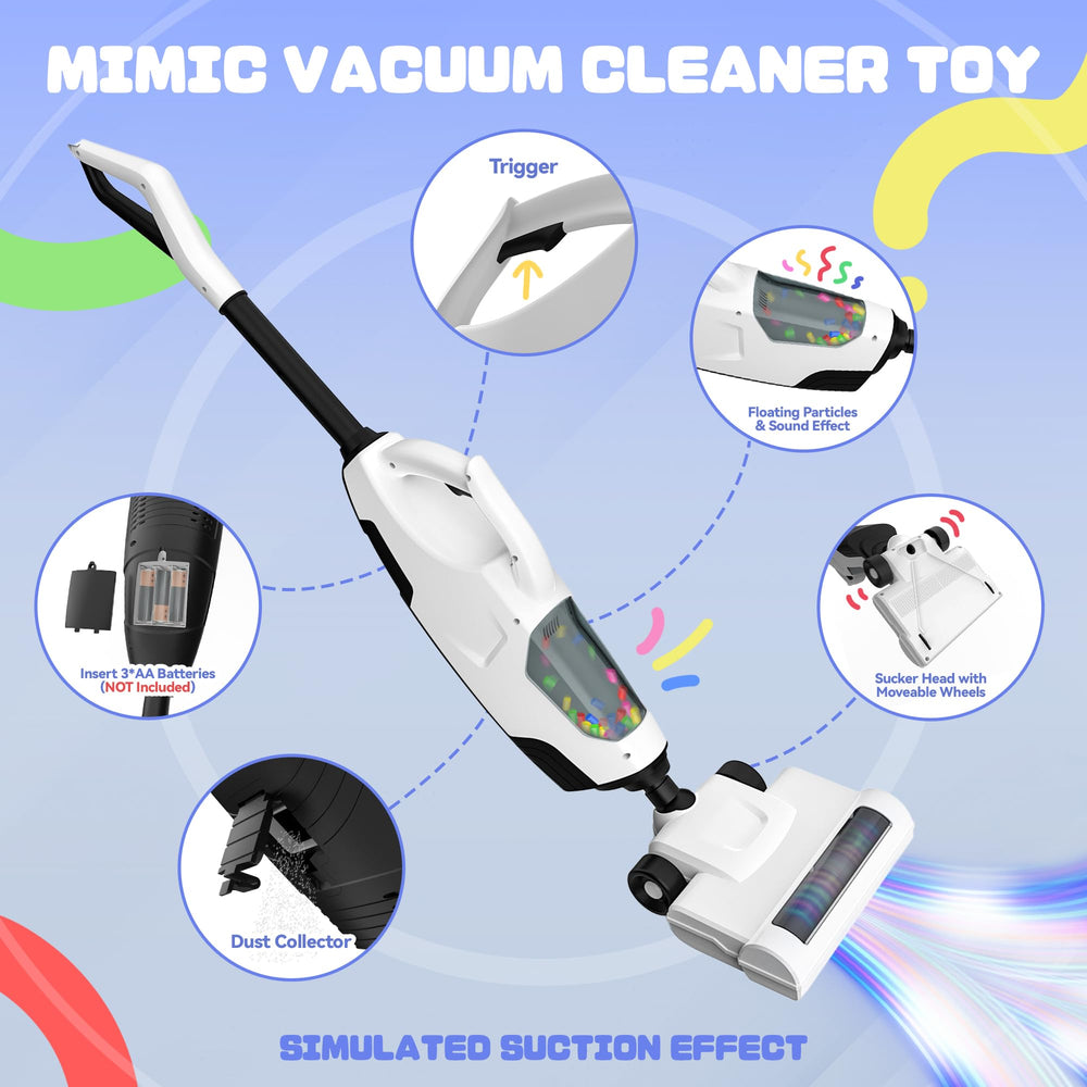 Toy Choi's dust-collector bin shown for easy cleaning after play.
