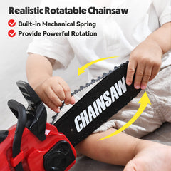 Toy Choi's toy chainsaw includes a built-in mechanical spring to prevent stalling
