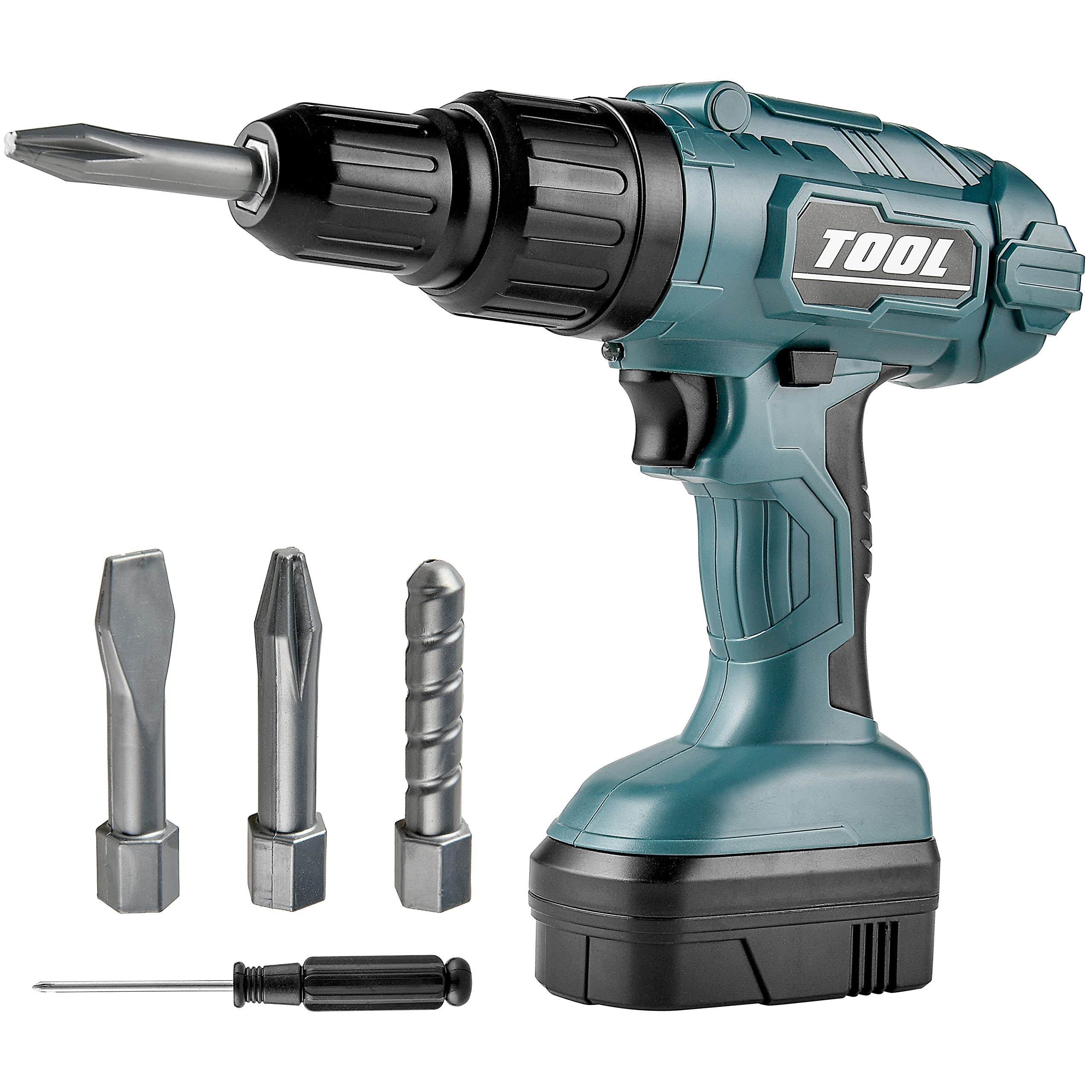 Toy Choi's Toy Drill Set with realistic sound enhances immersive pretend play.