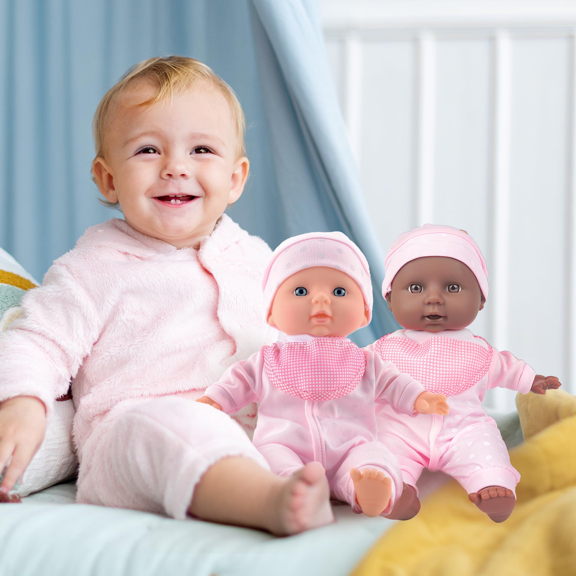 Toy Choi's lightweight 12-inch dolls for easy carrying and travel.