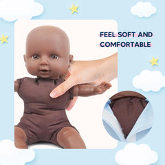Lightweight Toy Choi's twin dolls are portable for travel and on-the-go play.
