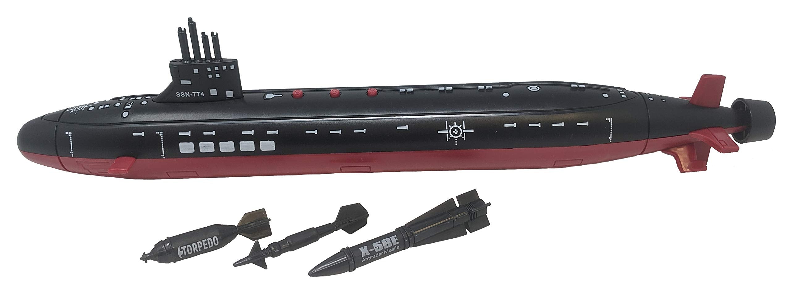 Toy Essentials anti-radar missile adds visual drama to naval scenes.