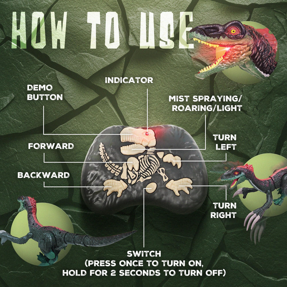Toy Feast dino unboxing guide shows setup steps for quick start.