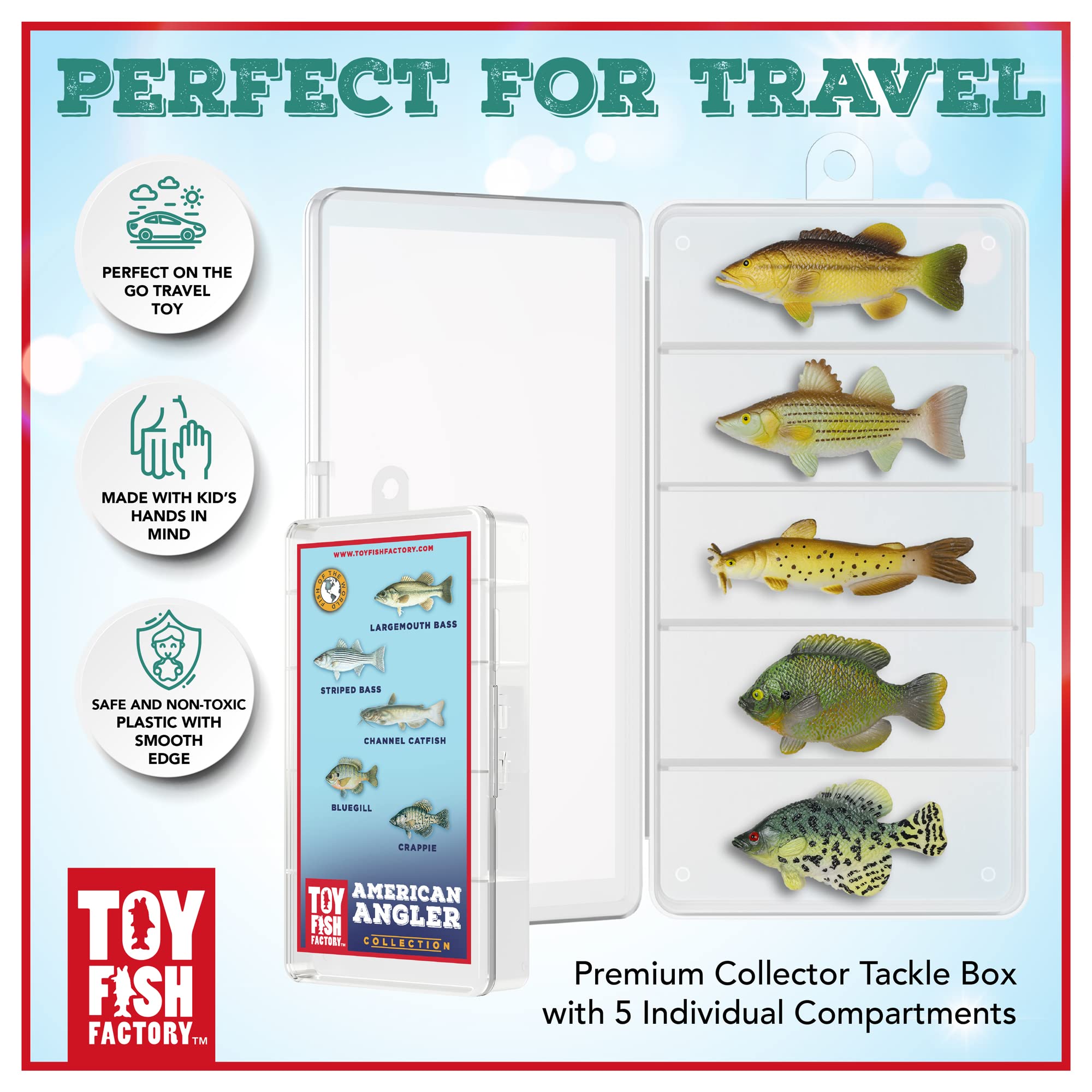 Bluegill figurine by Toy Fish Factory adds realistic detail to play