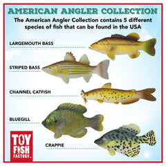Catfish figurine by Toy Fish Factory for story-based pretend fishing adventures