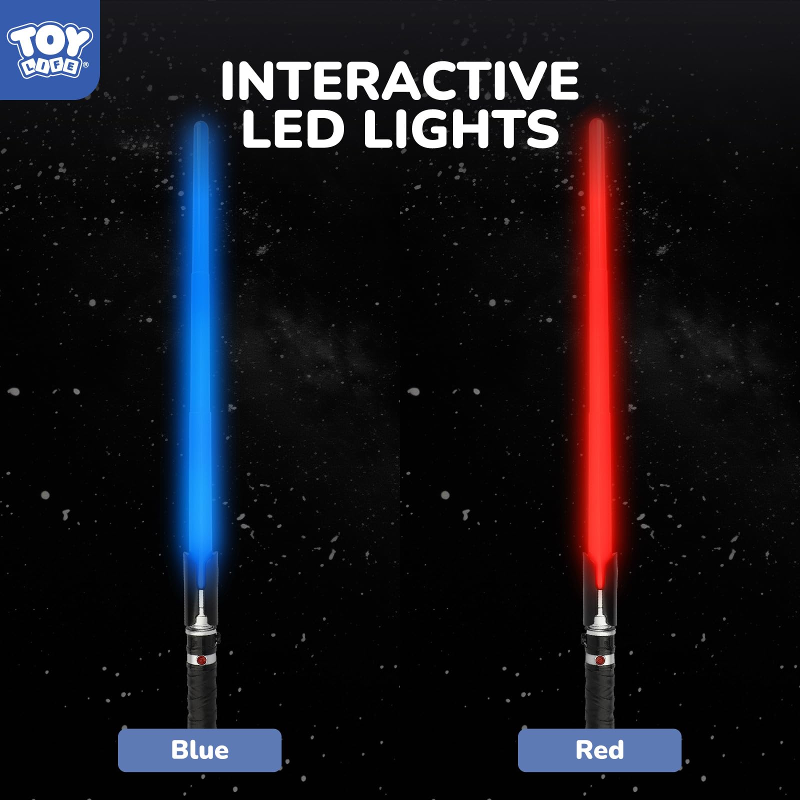 TOY Life red light-up saber glow for dramatic duel scenes.