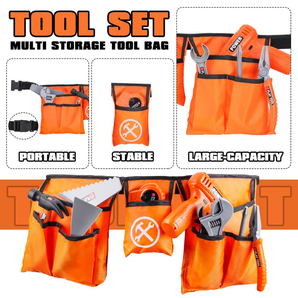 TOY Life 35-piece toolkit laid out for creative building play