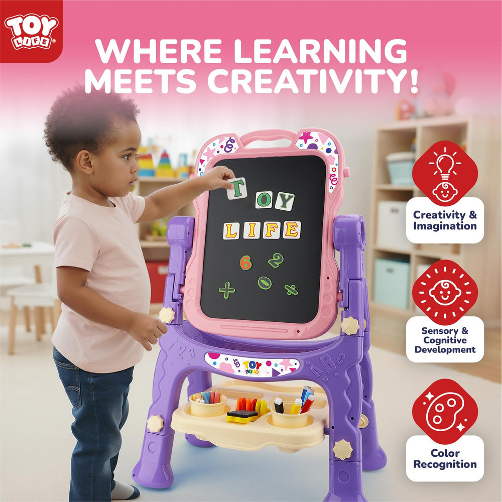 TOY Life accessory set with chalk markers and eraser for creativity