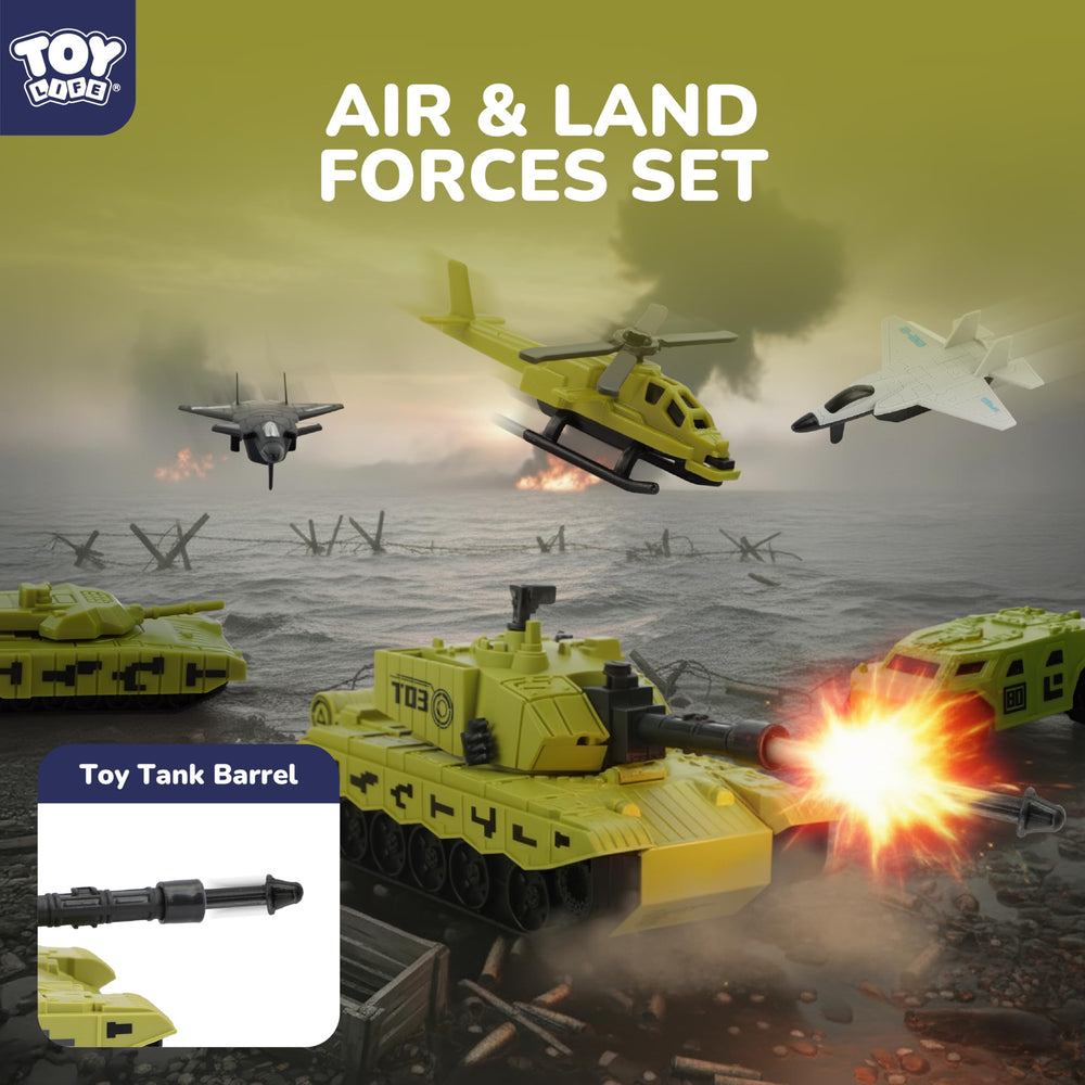 TOY Life detailed barracks map and road signs spark terrain-based play
