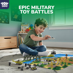 TOY Life army men playset green soldiers with planes for fast-paced action.