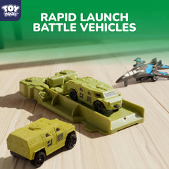 TOY Life army men playset road signs and stones for battlefield layouts.