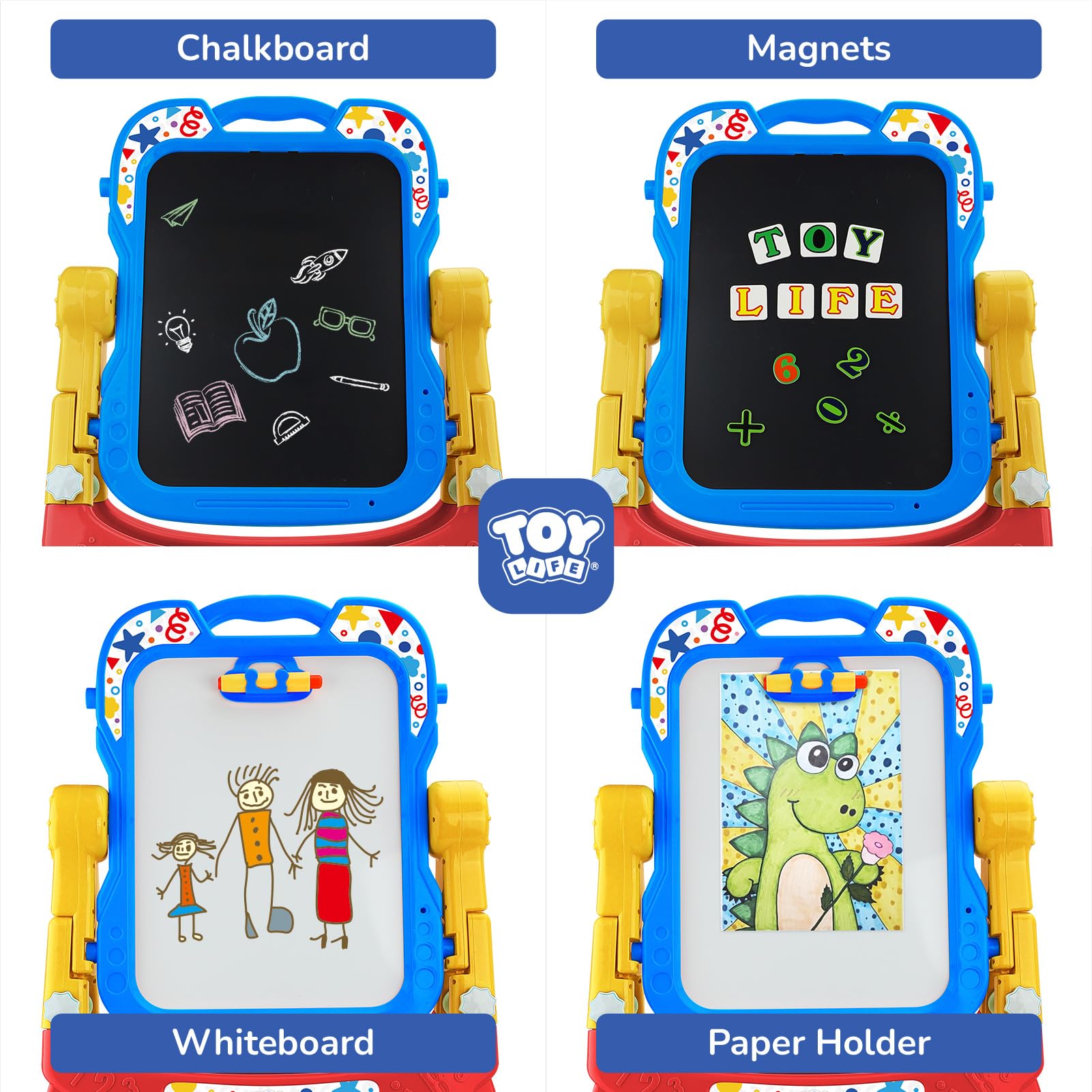 TOY Life Art Easel magnetic letters and numbers for early learning