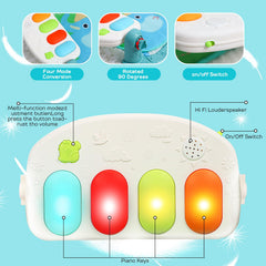 TOY Life mat with rattle toys enhances tactile play and grip