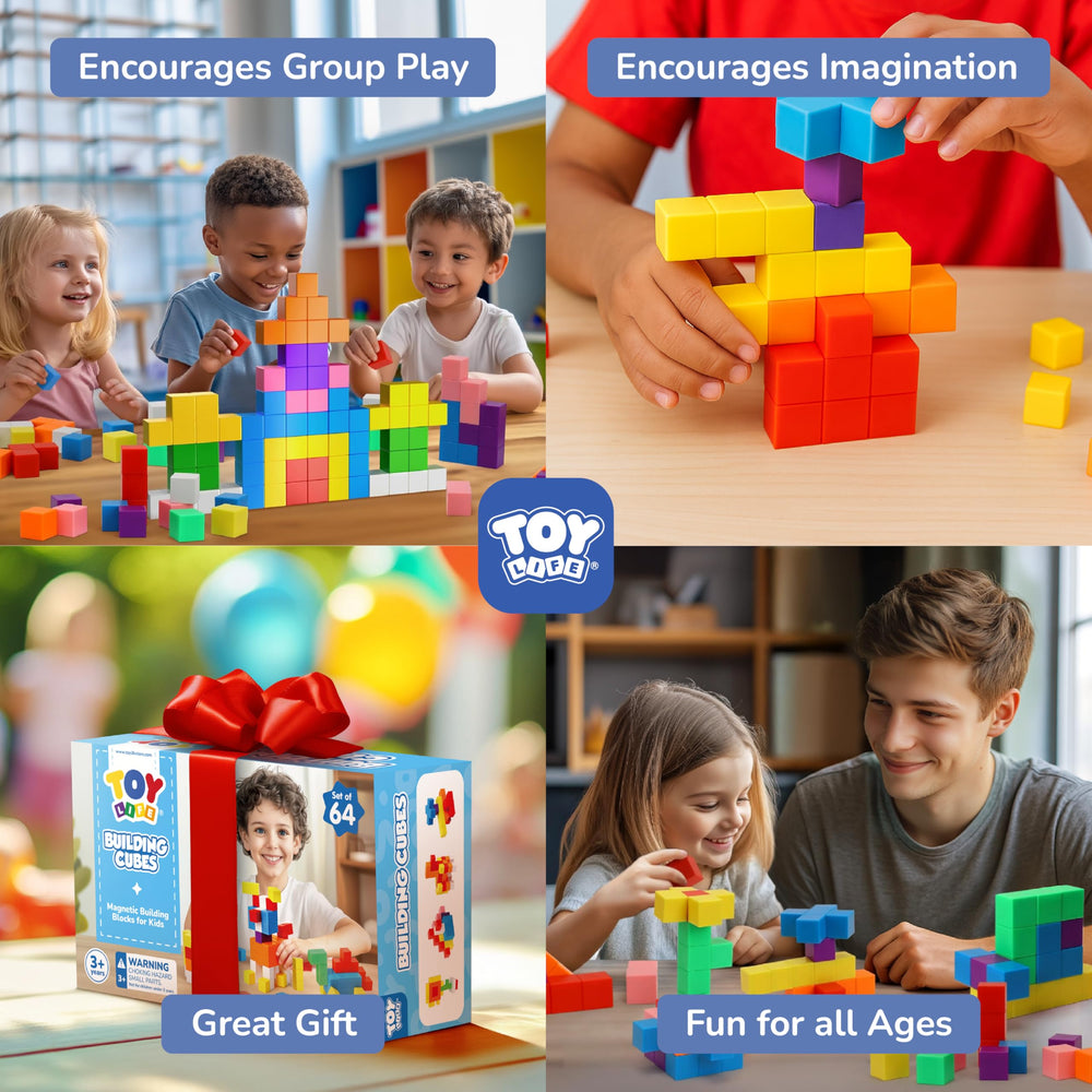 TOY Life bright colors and cubed shapes inspire creative play and recognition