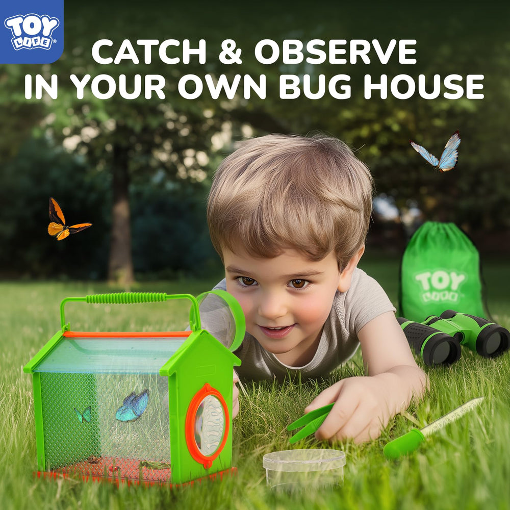 TOY Life bug catcher kit bug cage for organized field study in the backyard