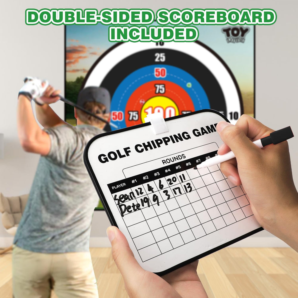 TOY Life chipping golf mat includes a hitting mat for stable practice.
