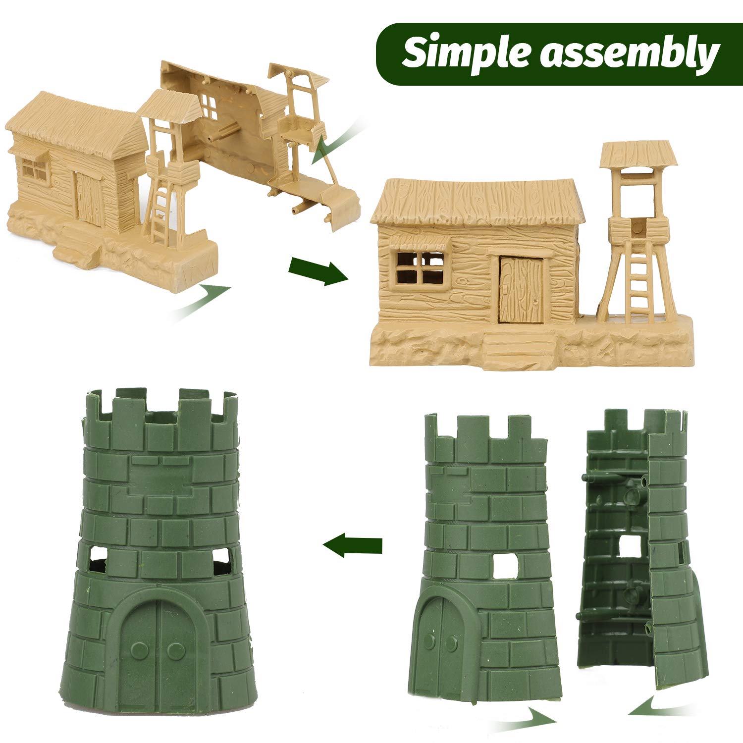 TOY Life side-view army figures support multi-angle storytelling and setups.