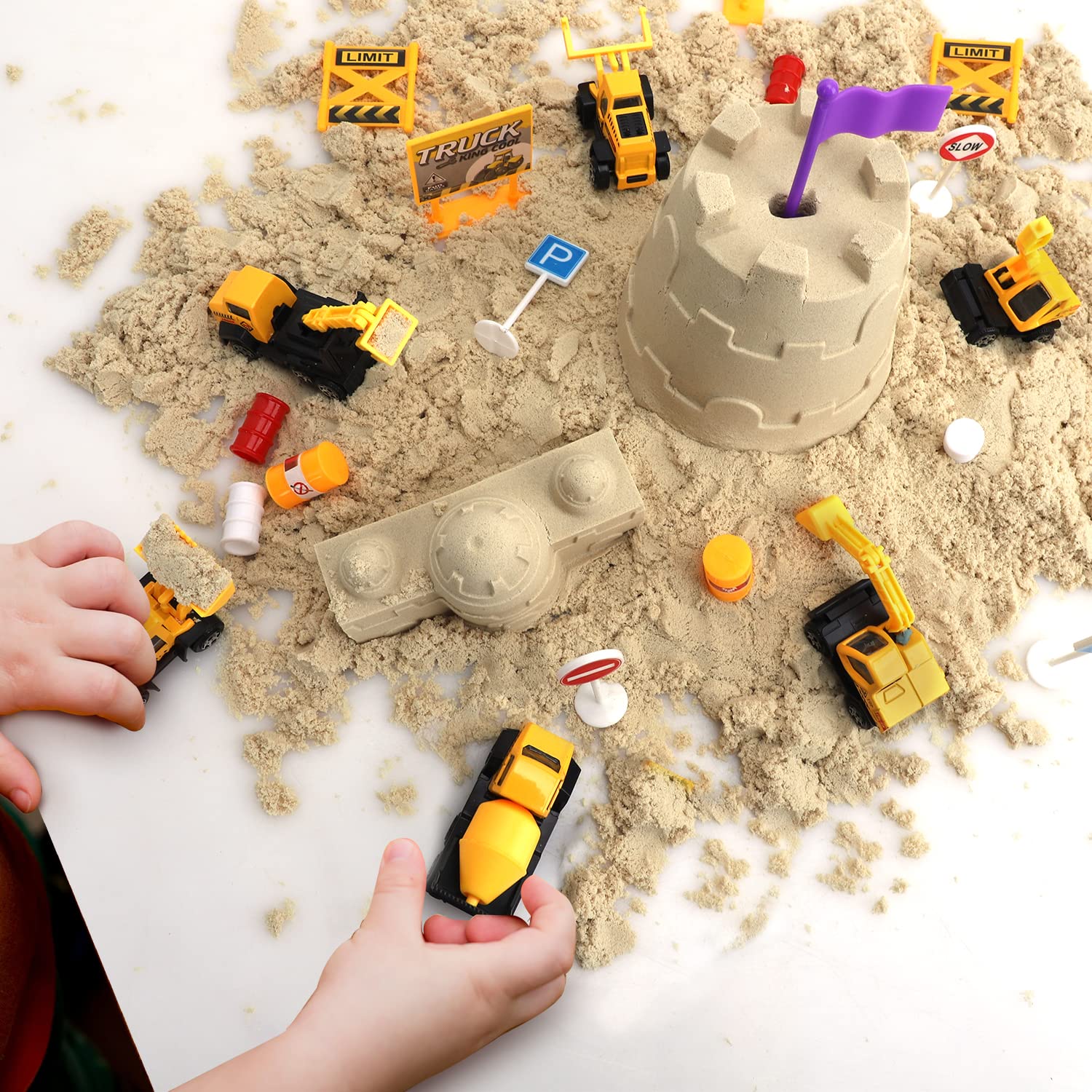 TOY Life dump truck mini encourages sorting and transport pretend play