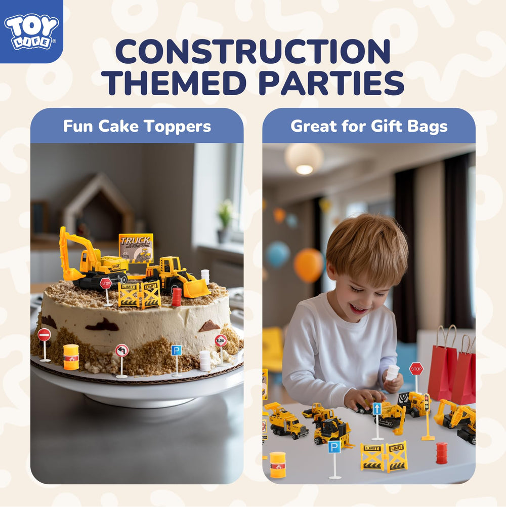 TOY Life crane truck playset shown for imaginative role-play.