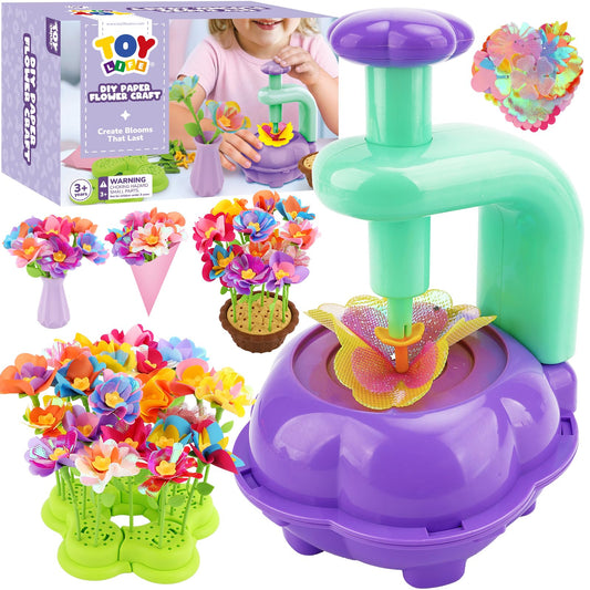 TOY Life DIY flower bouquet maker tool sparks creativity for kids during crafting